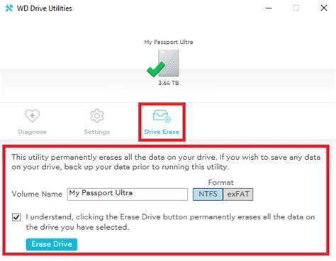 WD Drive Utilities 2.1.3.304