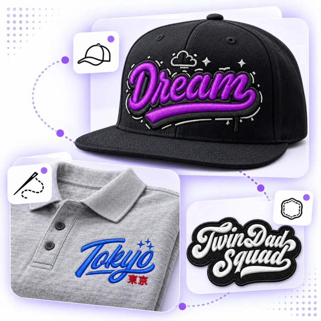 Custom embroidery digitizing applications
